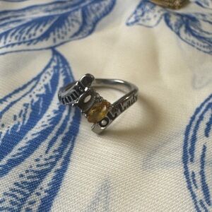 Stainless Steal Small Women's Ring ‘Proud OL Lady’